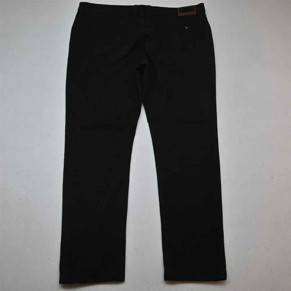 Travis Mathew 38x30 Black Featherweight Denim Slim 5 Pocket Mens Jeans